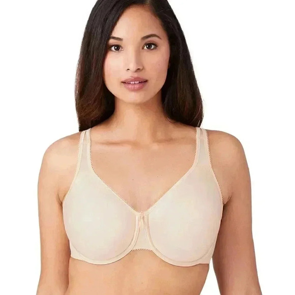 NWT Wacoal Basic Beauty Full Figure Seamless Underwire Bra 46DDD - Picture 1 of 5